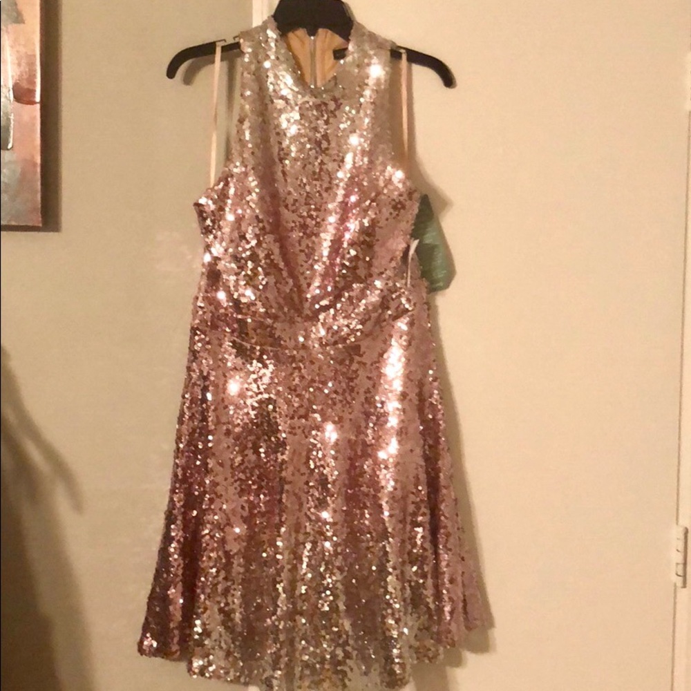 Mini sequin party dress
